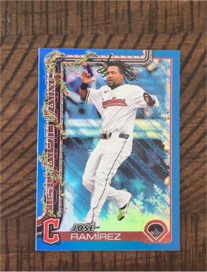 2025 Topps Holiday #H195 Jose Ramirez — front