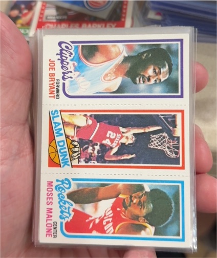 1980-81 Topps #107-217-263 Joe Bryant / Bobby Jones / Moses Malone — front