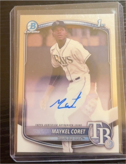 2025 Bowman Chrome #CPA-MC Maykel Coret — front