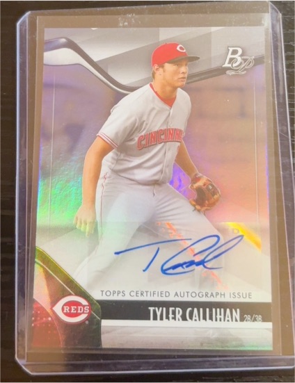 2021 Bowman Platinum #TOP-31 Tyler Callihan — front