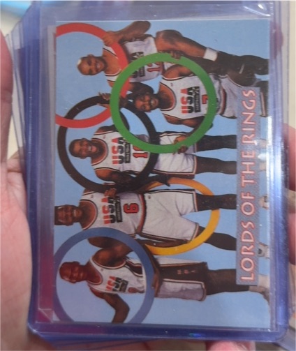 1992 SkyBox Dream Team USA Lords Of The Rings — front
