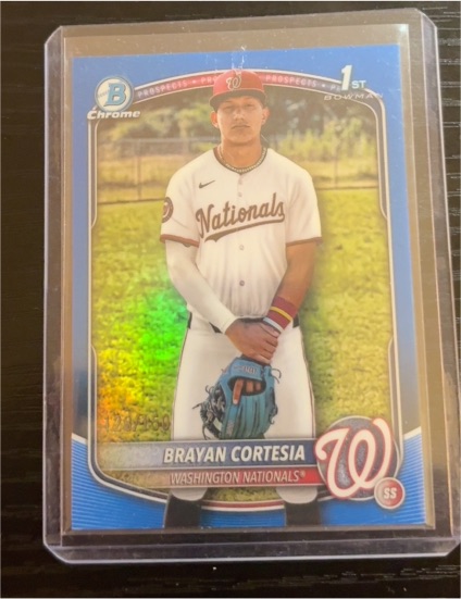 2025 Bowman Chrome #BCP-211 Brayan Cortesia — front