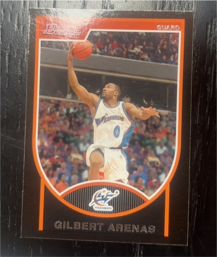 2007-08 Bowman #1 Gilbert Arenas — front