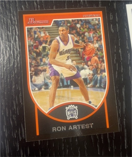 2007-08 Bowman #93 Ron Artest — front