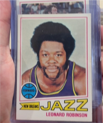1977-78 Topps #74 Leonard Robinson — front