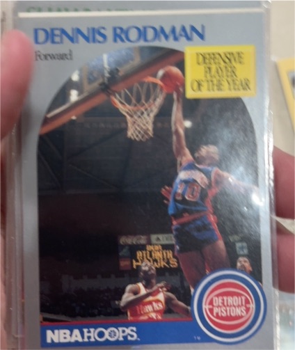 1990 NBA Hoops #109 Dennis Rodman — front