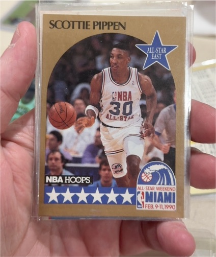 1990-91 NBA Hoops #9 Scottie Pippen All-Star Game — front