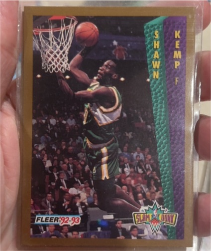 1992-93 Fleer #266 Shawn Kemp — front