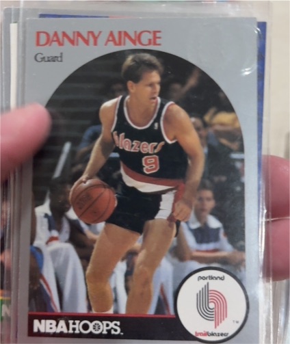 1990-91 NBA Hoops #427 Danny Ainge — front