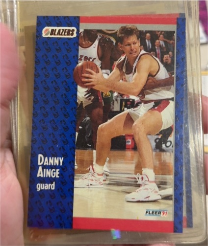 1991-92 Fleer #167 Danny Ainge — front