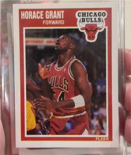 1989-90 Fleer #20 Horace Grant Chicago Bulls — front