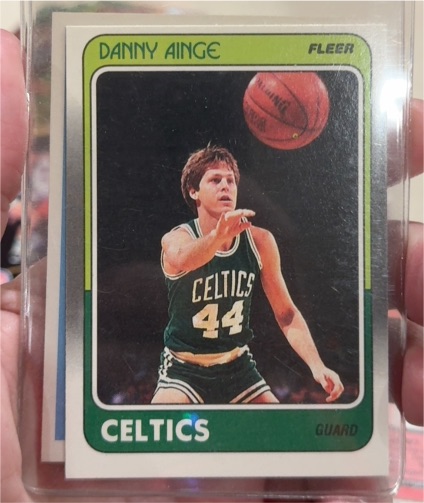 1988-89 Fleer #8 Danny Ainge Boston Celtics — front