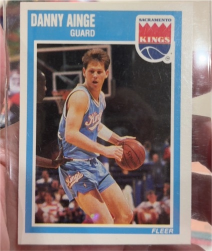 1989-90 Fleer #133 Danny Ainge — front