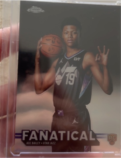 2025-26 Topps Chrome #FAN-25 Ace Bailey Fanatical Rookie — front