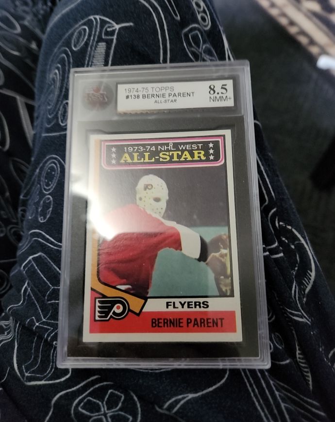 1974-75 Topps #138 Bernie Parent — front