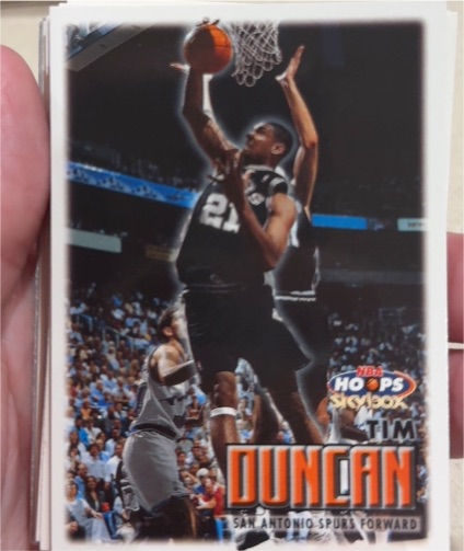 1999-00 Skybox NBA Hoops #104 Tim Duncan — front