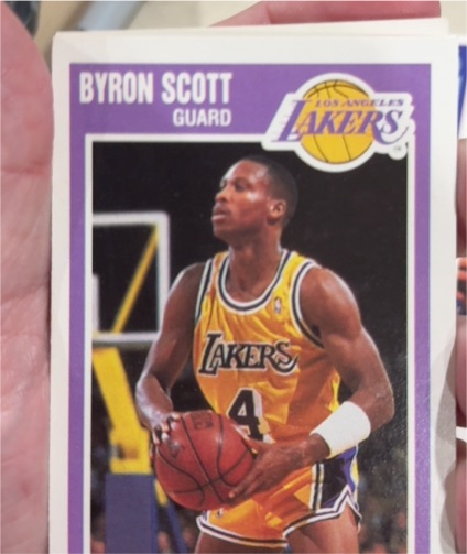 1989 Fleer #78 Byron Scott — front