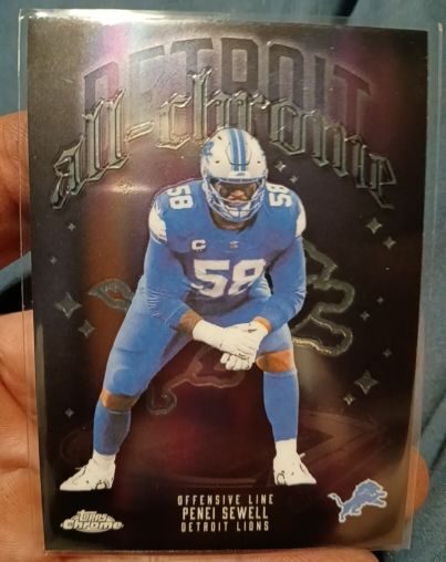 2025 Topps Chrome #ACT-13 Penei Sewell — front