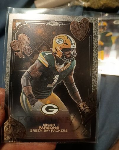 2025 Topps Chrome Fortune 15 #F15-11 Micah Parsons — front