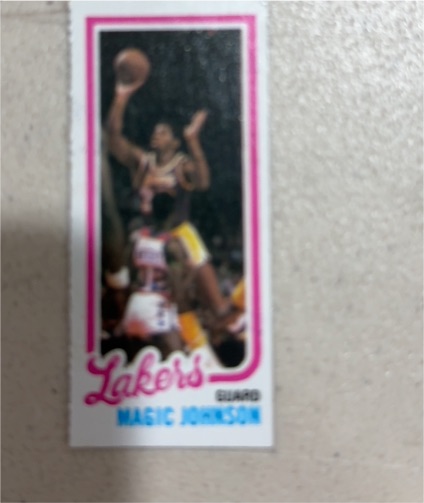 1980-81 Topps #139 Magic Johnson — front
