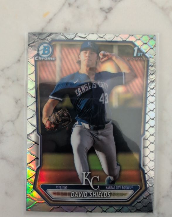 2026 Bowman Chrome #BCP-11 David Shields — front