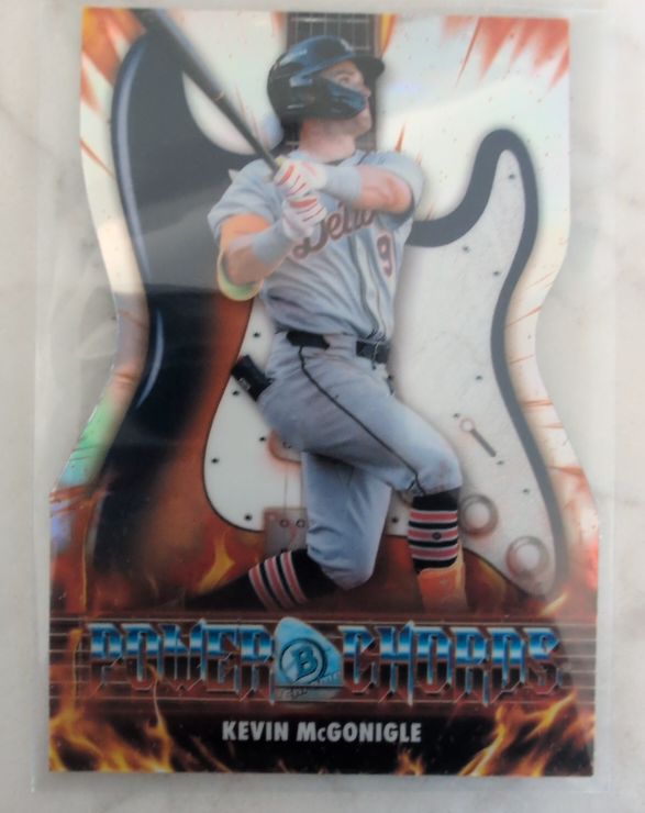 2026 Bowman Chrome #PC-15 Kevin McGonigle Power Chords — front