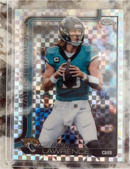 2025 Topps Chrome #138 Trevor Lawrence — front