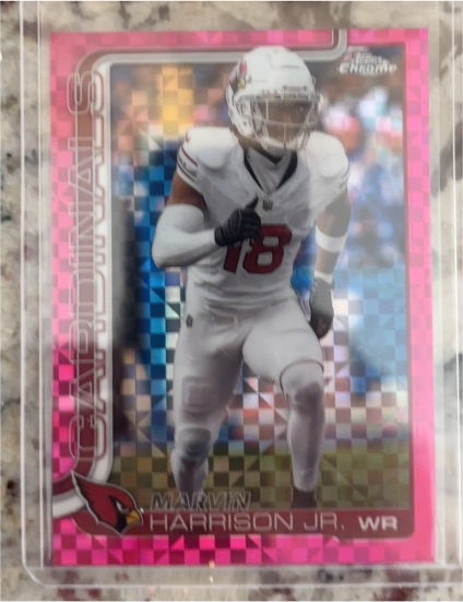 2025 Topps Chrome #1 Marvin Harrison Jr. — front