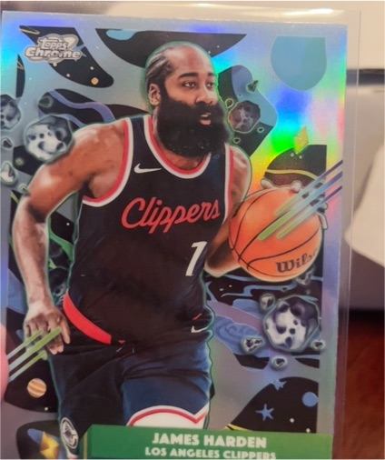 2025-26 Topps Chrome Cosmic #78 James Harden — front
