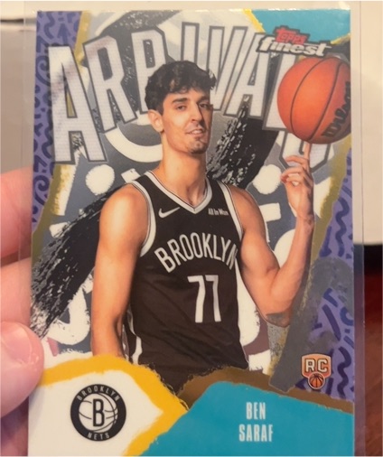 2025-26 Topps Finest Arrivals #A-26 Ben Saraf — front