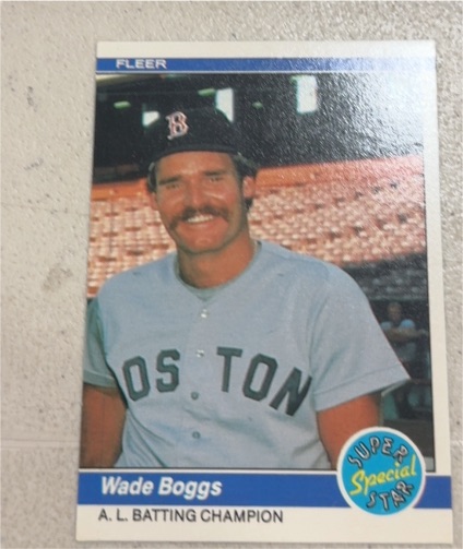 1984 Fleer #630 Wade Boggs — front