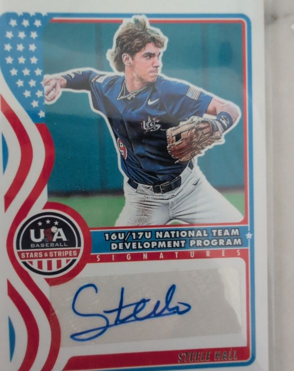 2025 Panini Stars & Stripes #NTS-SH Steele Hall — front