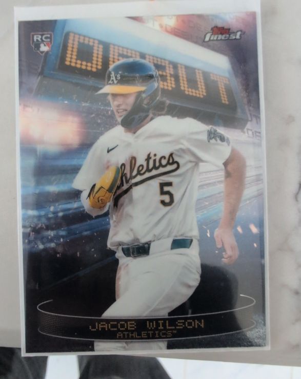 2025 Topps Finest #D-6 Jacob Wilson — front