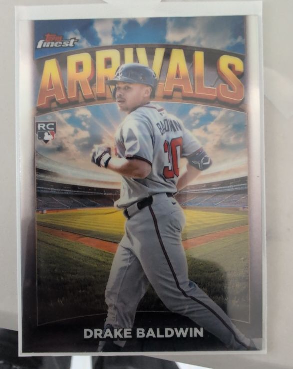 2025 Topps Finest Arrivals #A-14 Drake Baldwin — front