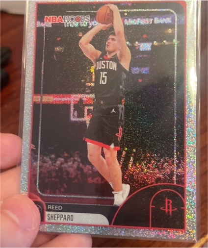 2025-26 Topps NBA Hoops #43 Reed Sheppard — front
