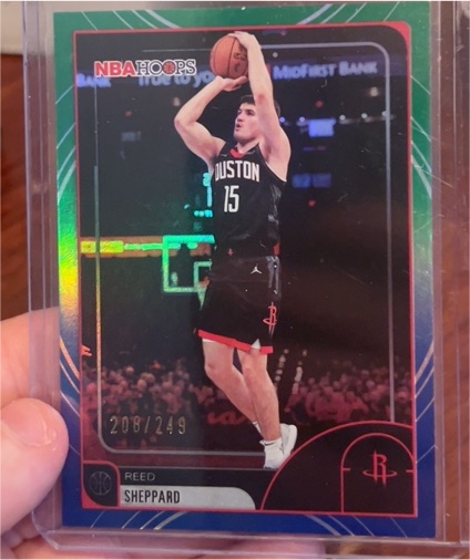 2025-26 Topps NBA Hoops #43 Reed Sheppard — front