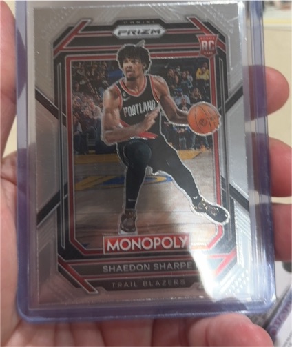 2022-23 Panini Prizm Monopoly #74 Shaedon Sharpe — front