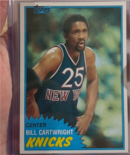 1981 Topps #26 Bill Cartwright — front