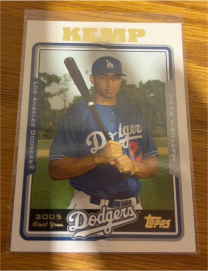 2005 Topps Update #UH284 Matthew Kemp — front