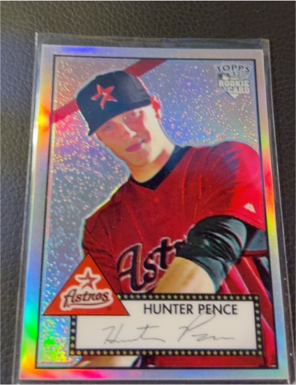 2007 Topps '52 #30 Hunter Pence Rookie Chrome — front