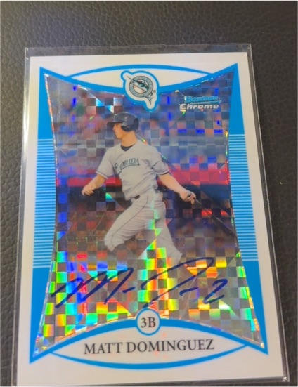 2008 Bowman Chrome Prospects #BCP118 Matt Dominguez — front