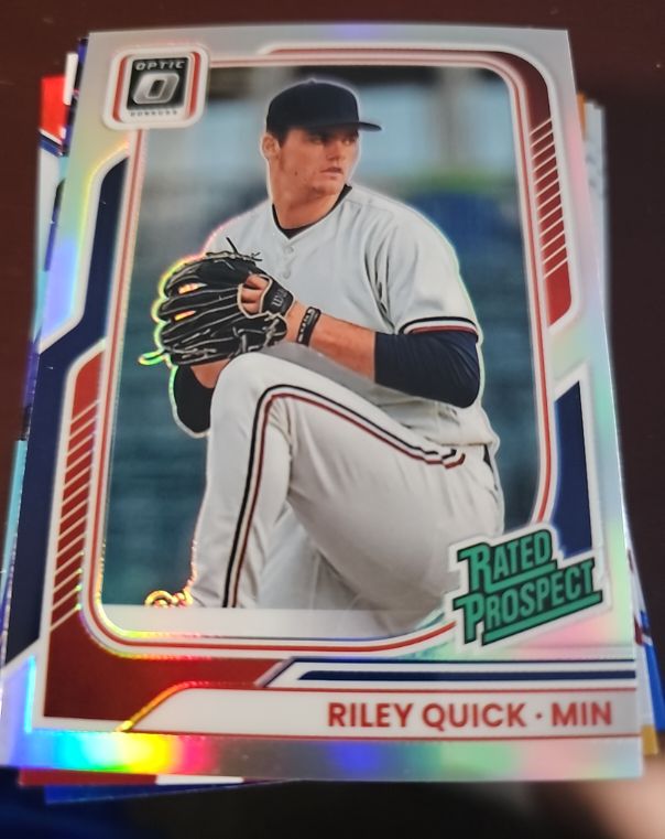 2026 Panini Donruss Optic #175 Riley Quick Minnesota Twins Rated Prospect — front