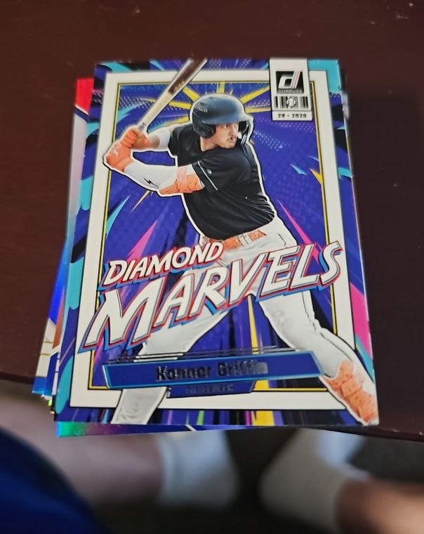 2026 Donruss #14 Konnor Griffin Diamond Marvels — front