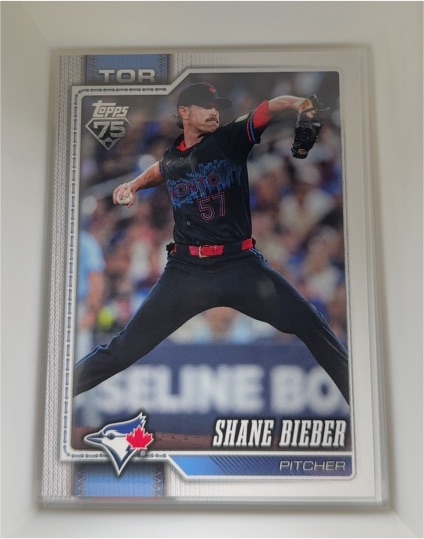 2026 Topps #422 Shane Bieber — front