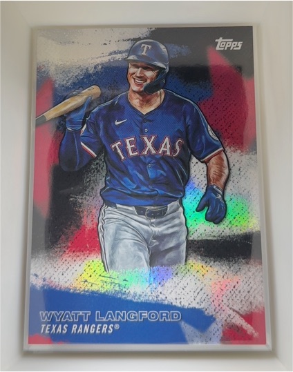 2026 Topps Series 2 #SMLB-58 Wyatt Langford - Stars of the MLB - Texas Rangers — front