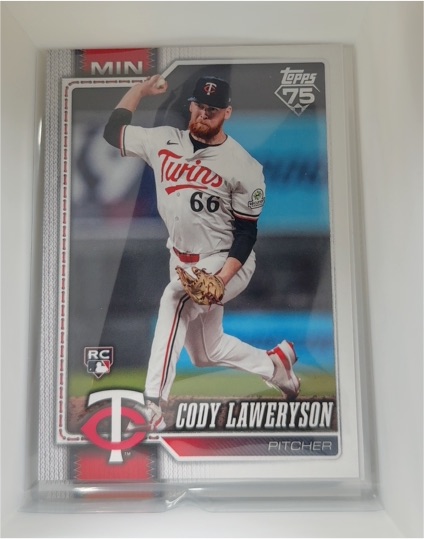 2026 Topps Series 2 #608 Cody Laweryson RC Minnesota Twins — front