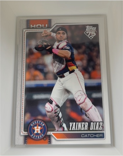 2026 Topps Series 2 #672 Yainer Diaz — front