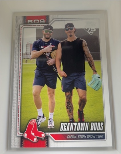 2026 Topps Series 2 #576 Beantown Buds Jarren Duran & Trevor Story — front