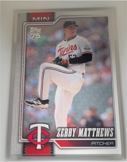 2026 Topps Series 2 #606 Zebby Matthews — front
