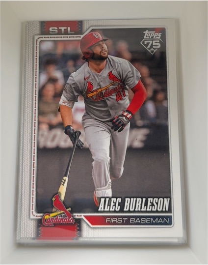 2023 Topps 75 #75 Alec Burleson — front